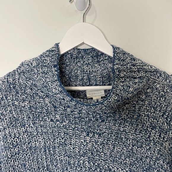 Caslon Shaker Mock Neck Knit Sweater - Picture 5 of 7